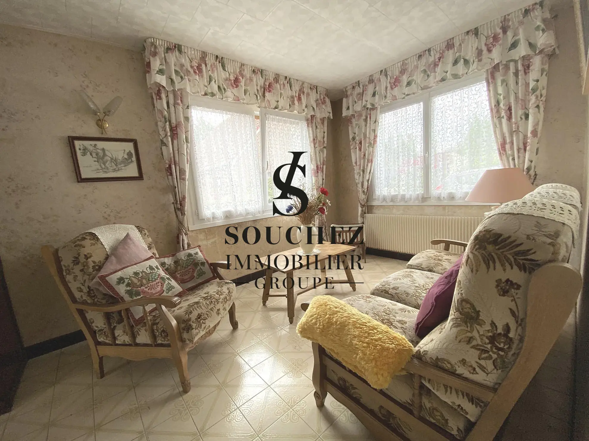 Maison individuelle à Angres de 92 m² avec grand jardin et potentiel de rénovation 