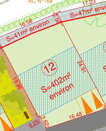 Terrain constructible de 443 m² à Iffendic avec vue dégagée 