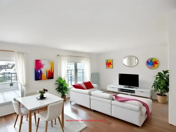 Appartement 3 pièces à Strasbourg-Lingolsheim avec grande terrasse et garage