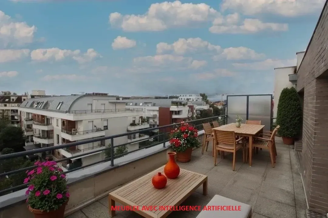 Appartement 3 pièces à Strasbourg-Lingolsheim avec grande terrasse et garage 