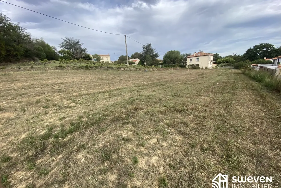 Terrains à vendre à Passa - Terrain constructible de 864 m² dans un cadre calme 