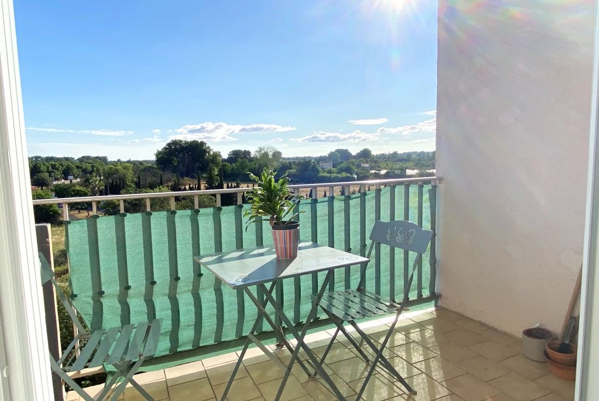 Appartement T2 avec balcon à Perpignan, proche centre-ville et Palais des Congrès 