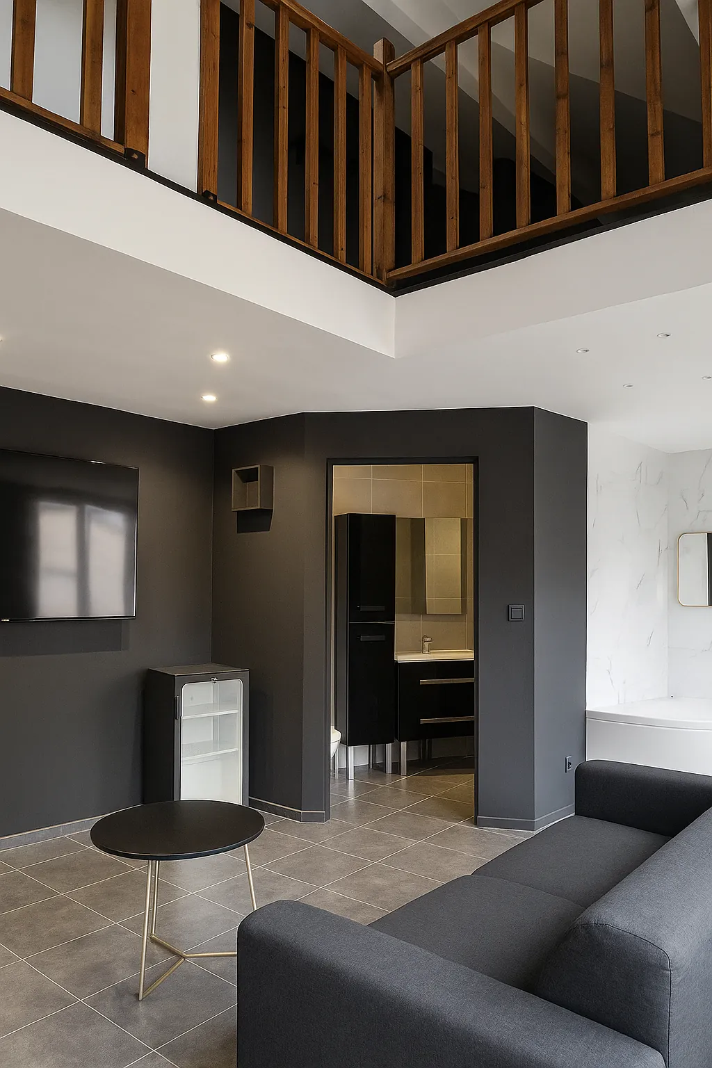Fonds de commerce de 90 m² à Hettange-Grande avec local et appartement loués 