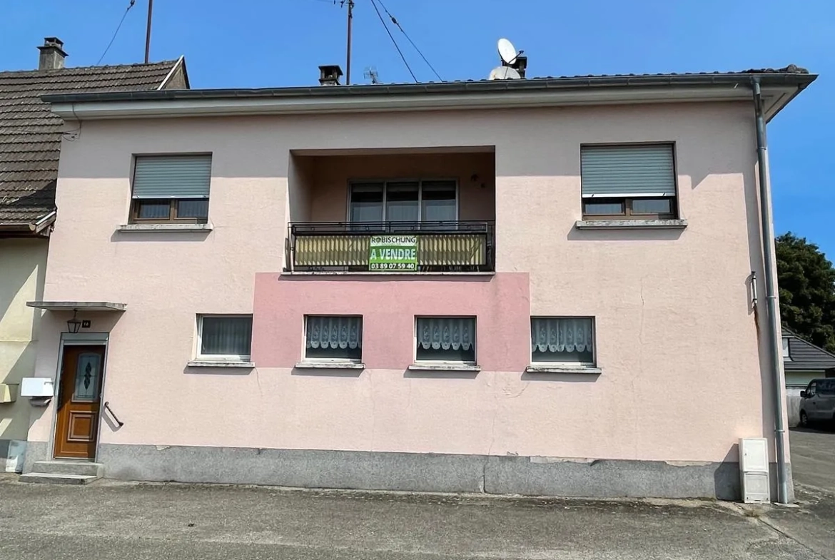Maison à fort potentiel à Carspach 131 m² avec atelier et garage 