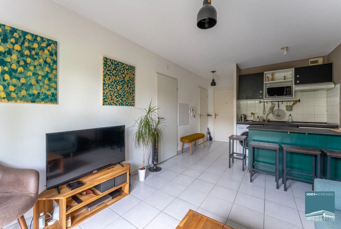 Appartement T2 à Mérignac avec terrasse et stationnement privé – Excellent état 