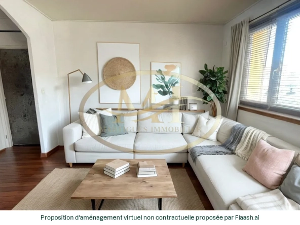 Appartement T4 de 68 m² avec balcon et vue canal à Martigues