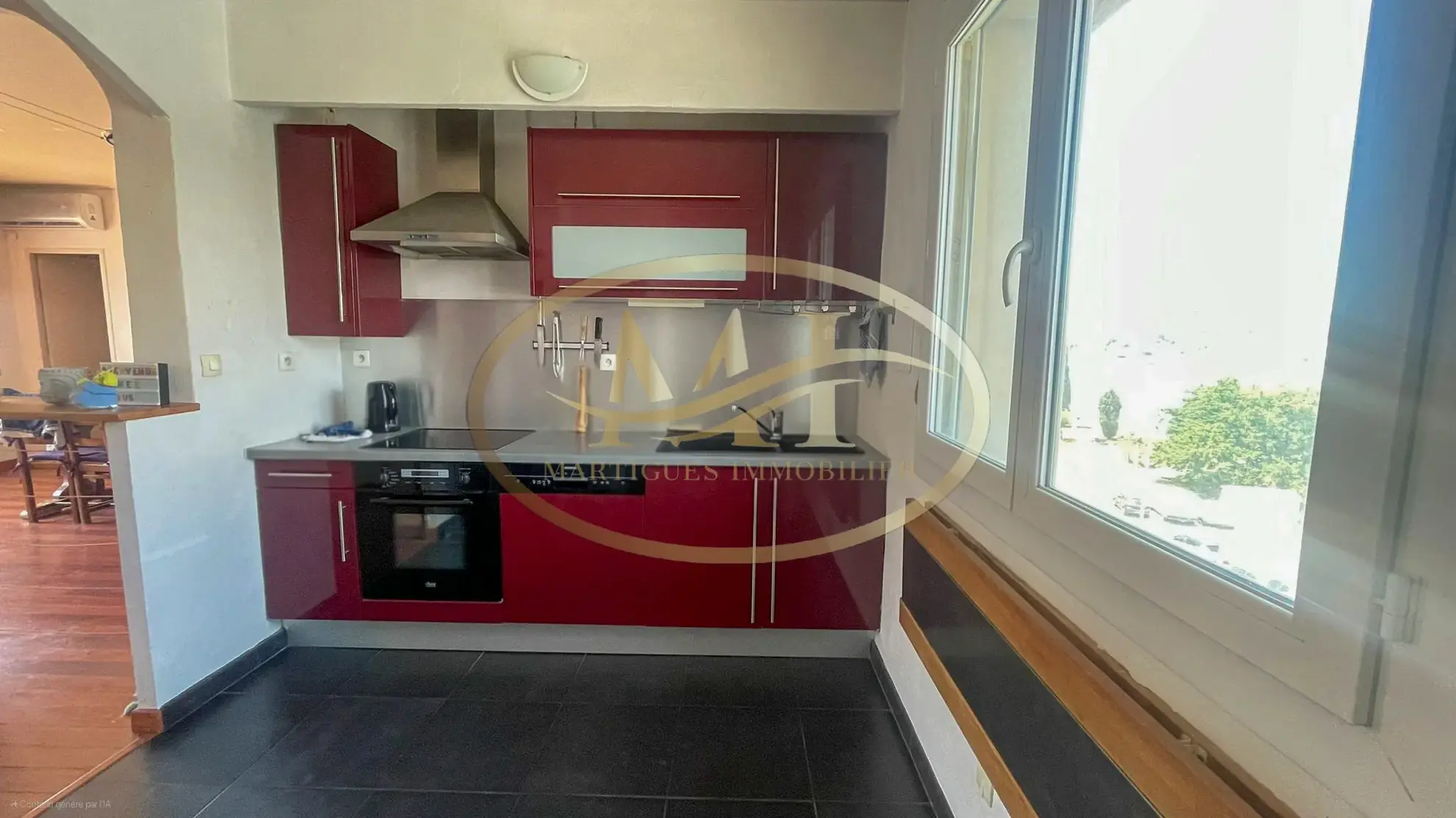 Appartement T4 lumineux de 68 m² avec balcon à Martigues 