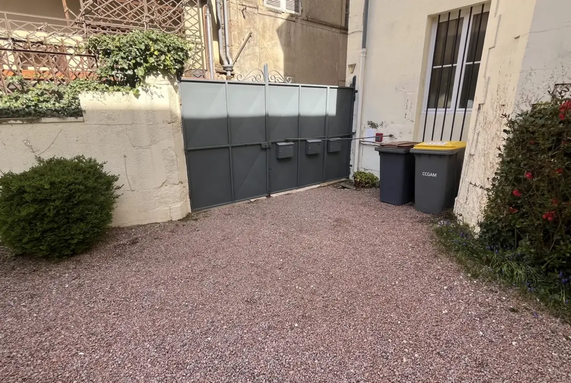 Appartement spacieux de 150 m² en centre-ville d'Autun avec extérieur et stationnement 