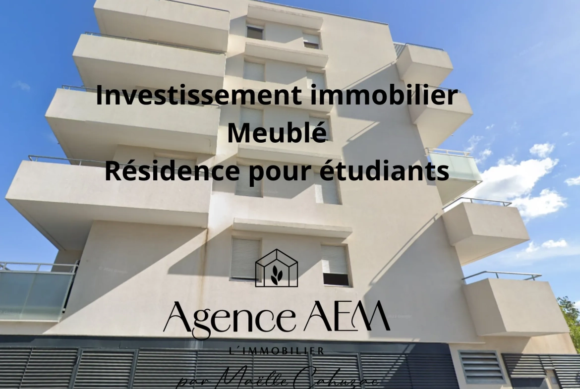 Investissement locatif sécurisé à Montpellier dans résidence étudiante 