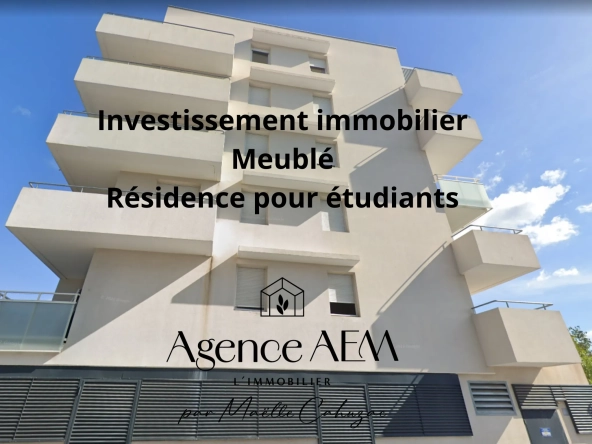 Investissement locatif sécurisé à Montpellier dans résidence étudiante