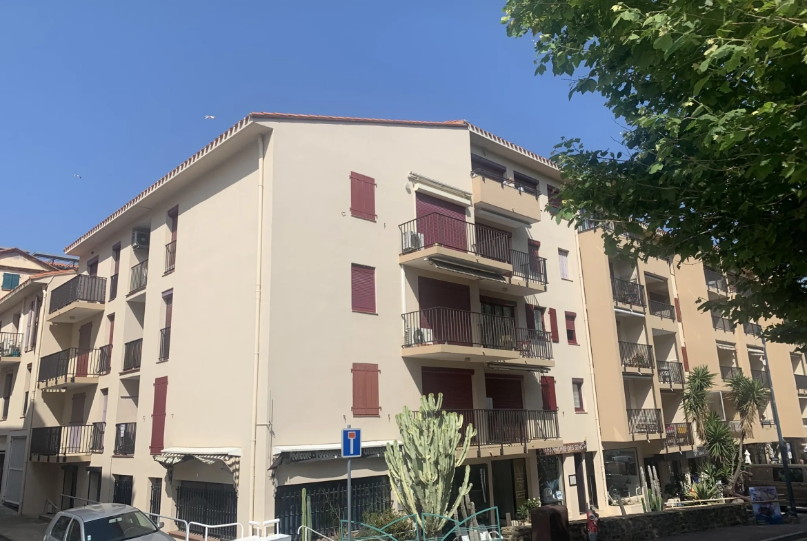 Charmant appartement T2 à Port-Vendres, proche port et commerces - Résidence sécurisée avec garage 
