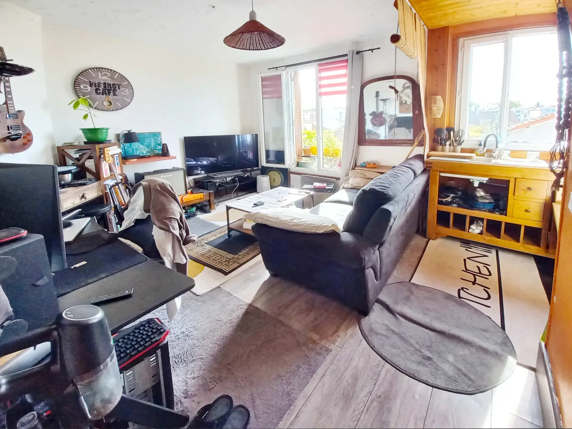Appartement 2 pièces à Créteil Champeval, calme et lumineux avec cave 