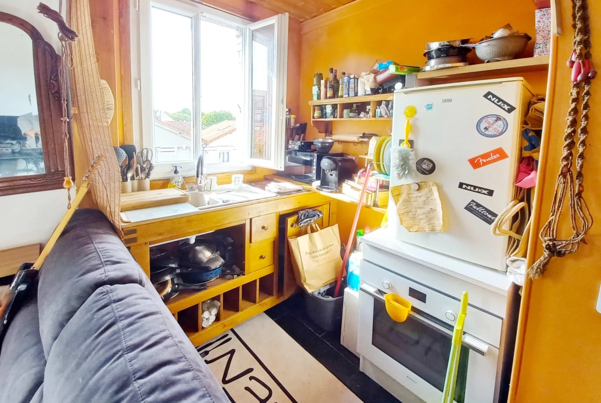 Appartement 2 pièces à Créteil Champeval, calme et lumineux avec cave 