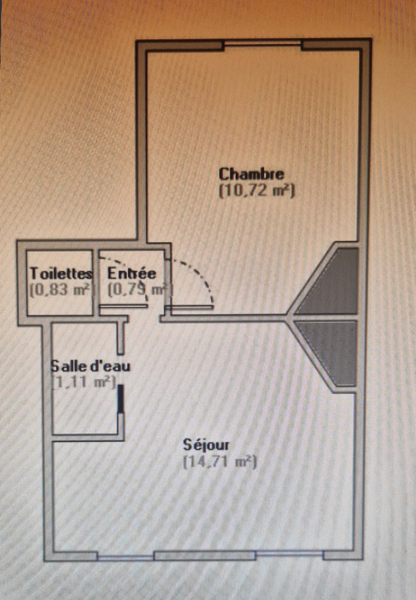 Appartement 2 pièces à Créteil Champeval, calme et lumineux avec cave 