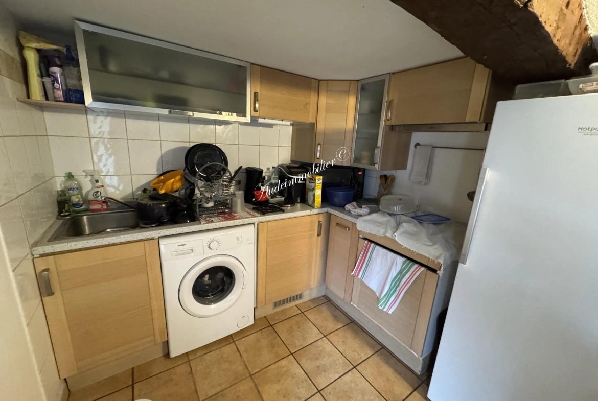 Appartement T3 loué à vendre à Limoux - 53,77 m², centre-ville 