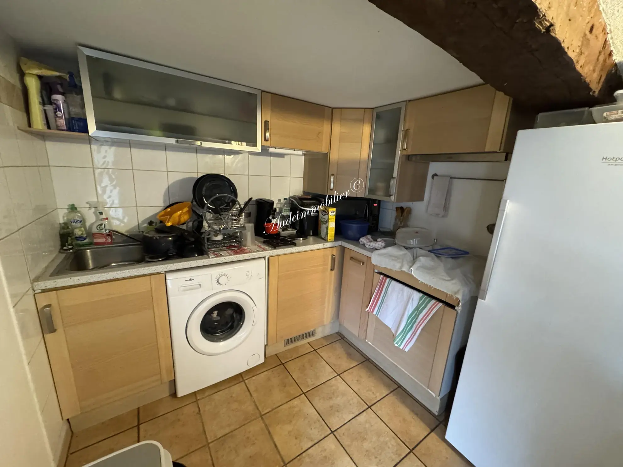 Appartement T3 loué à vendre à Limoux - 53,77 m², centre-ville 