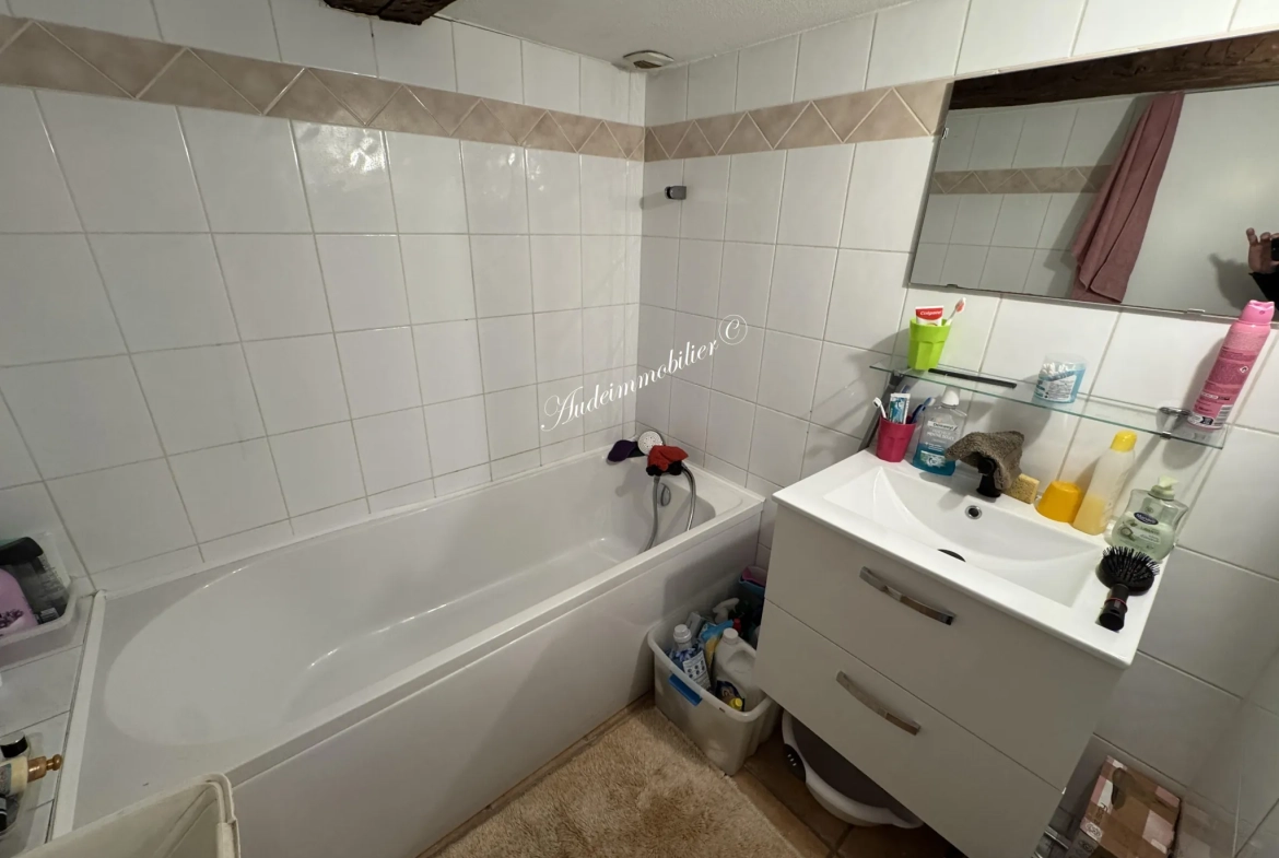 Appartement T3 loué à vendre à Limoux - 53,77 m², centre-ville 