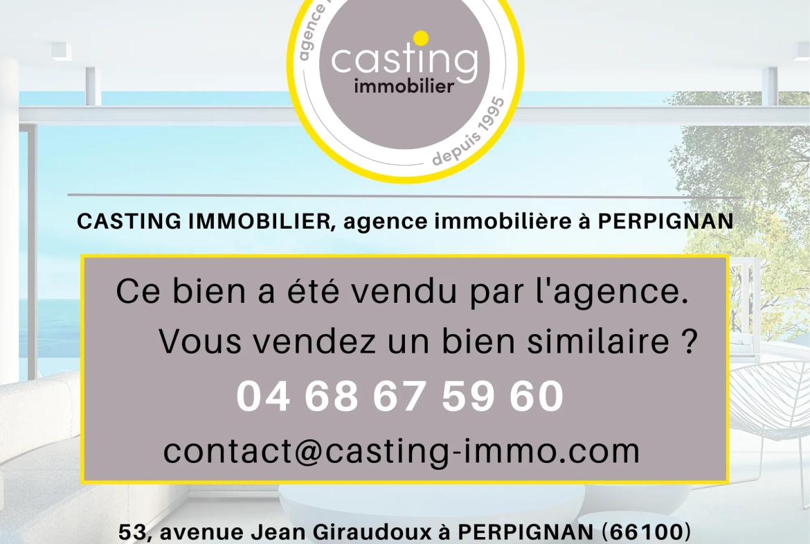 Appartement 2 pièces rénové à Perpignan centre-ville - Investissement ou résidence 