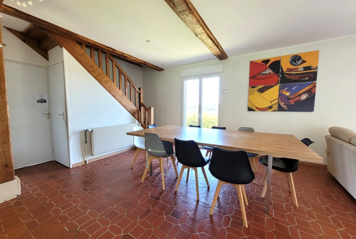 Maison en chaumière de 6 pièces, 126 m², vue vallée, terrain clos à Pont-Audemer 