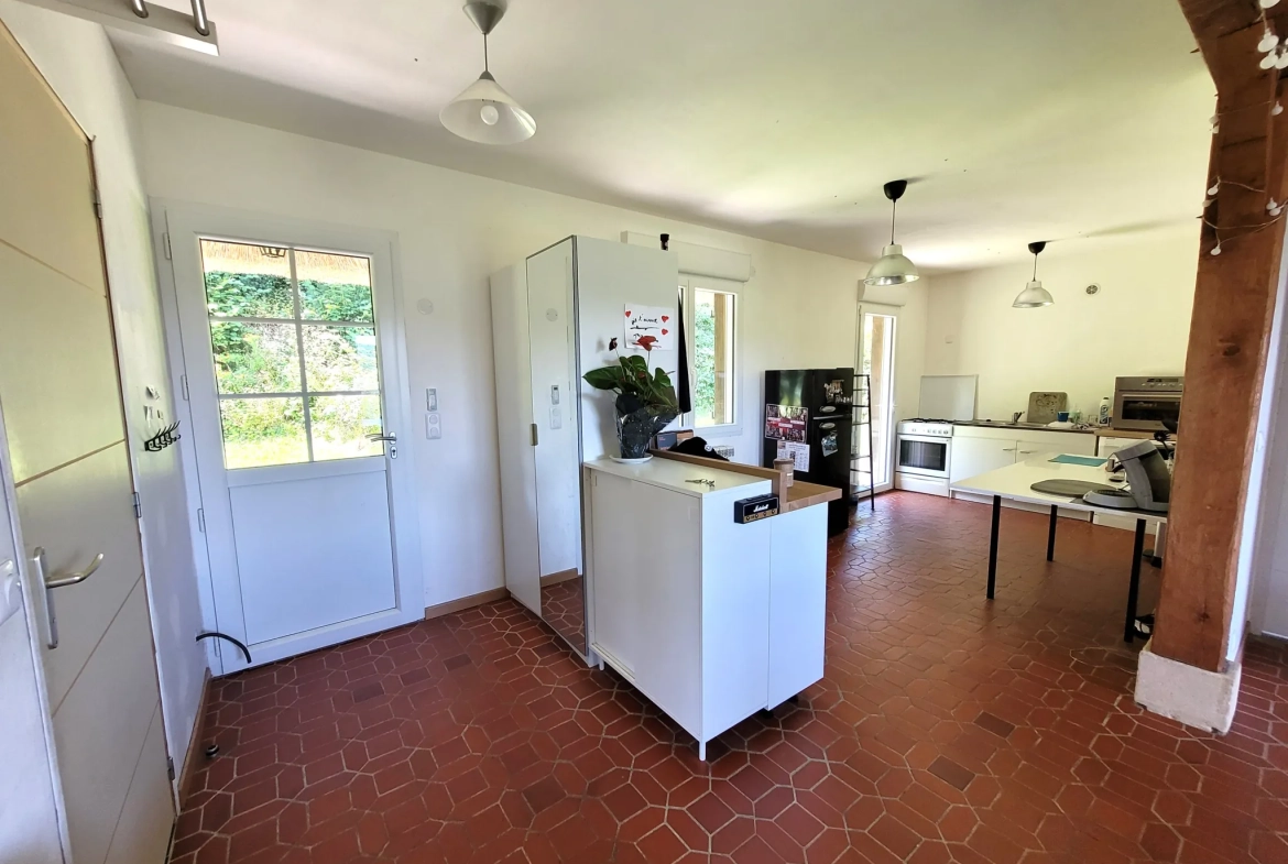 Maison en chaumière de 6 pièces, 126 m², vue vallée, terrain clos à Pont-Audemer 
