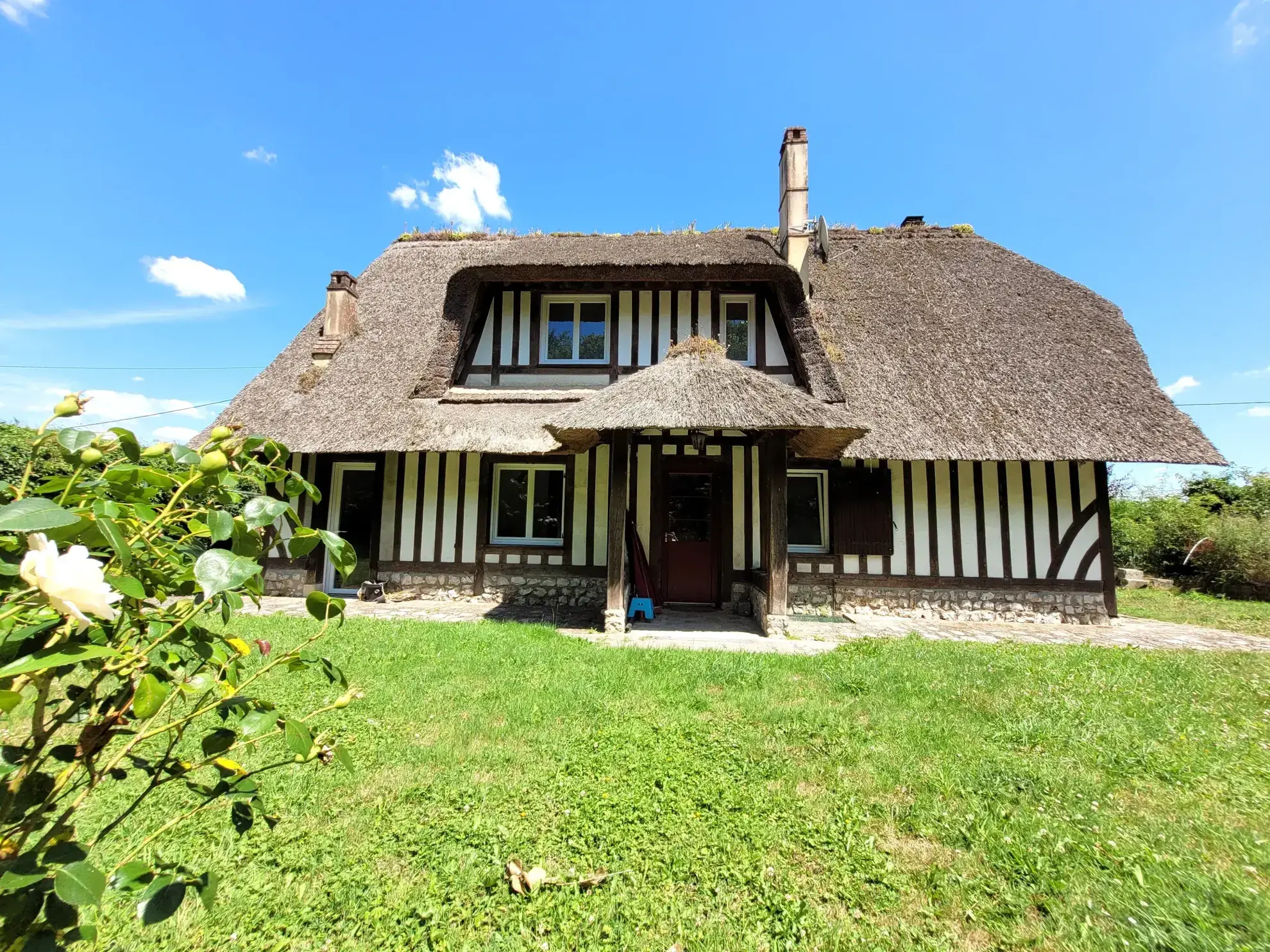 Maison en chaumière de 6 pièces, 126 m², vue vallée, terrain clos à Pont-Audemer 