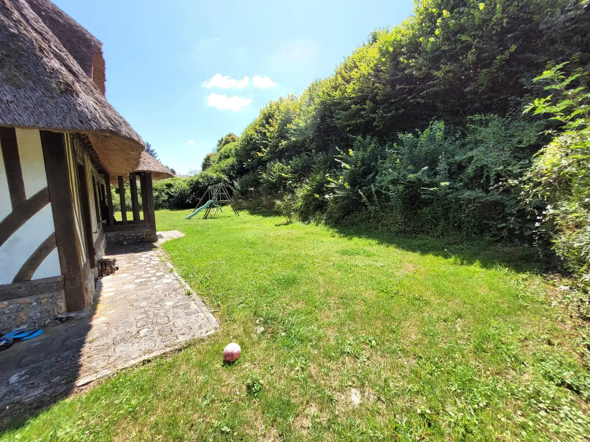 Maison en chaumière de 6 pièces, 126 m², vue vallée, terrain clos à Pont-Audemer 