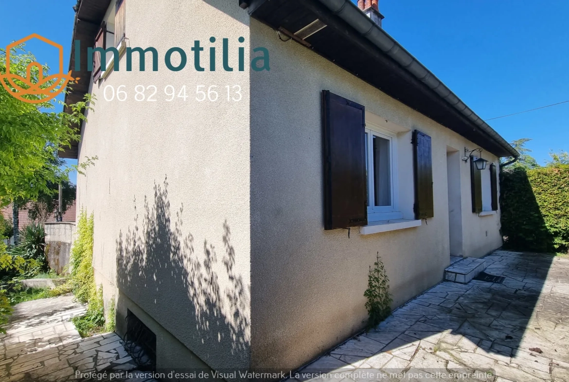 Maison à vendre proche Sens (89) avec jardin et garage, 4 chambres 