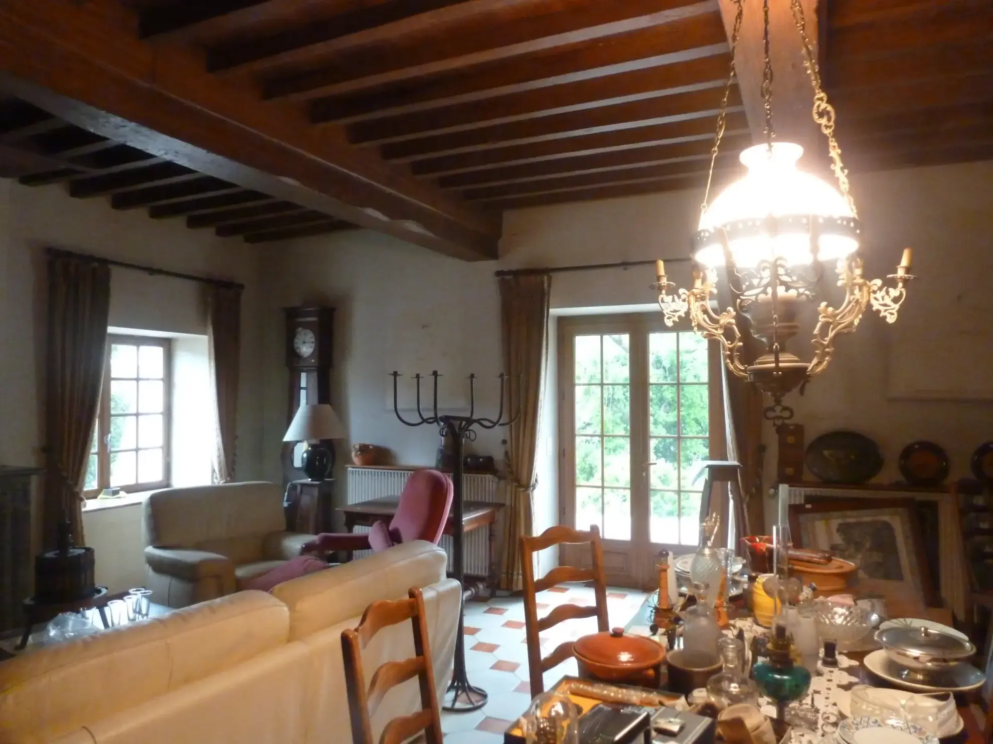 Vente ensemble immobilier à Langon avec maison, appartement, dépendance et vue sur la Garonne 