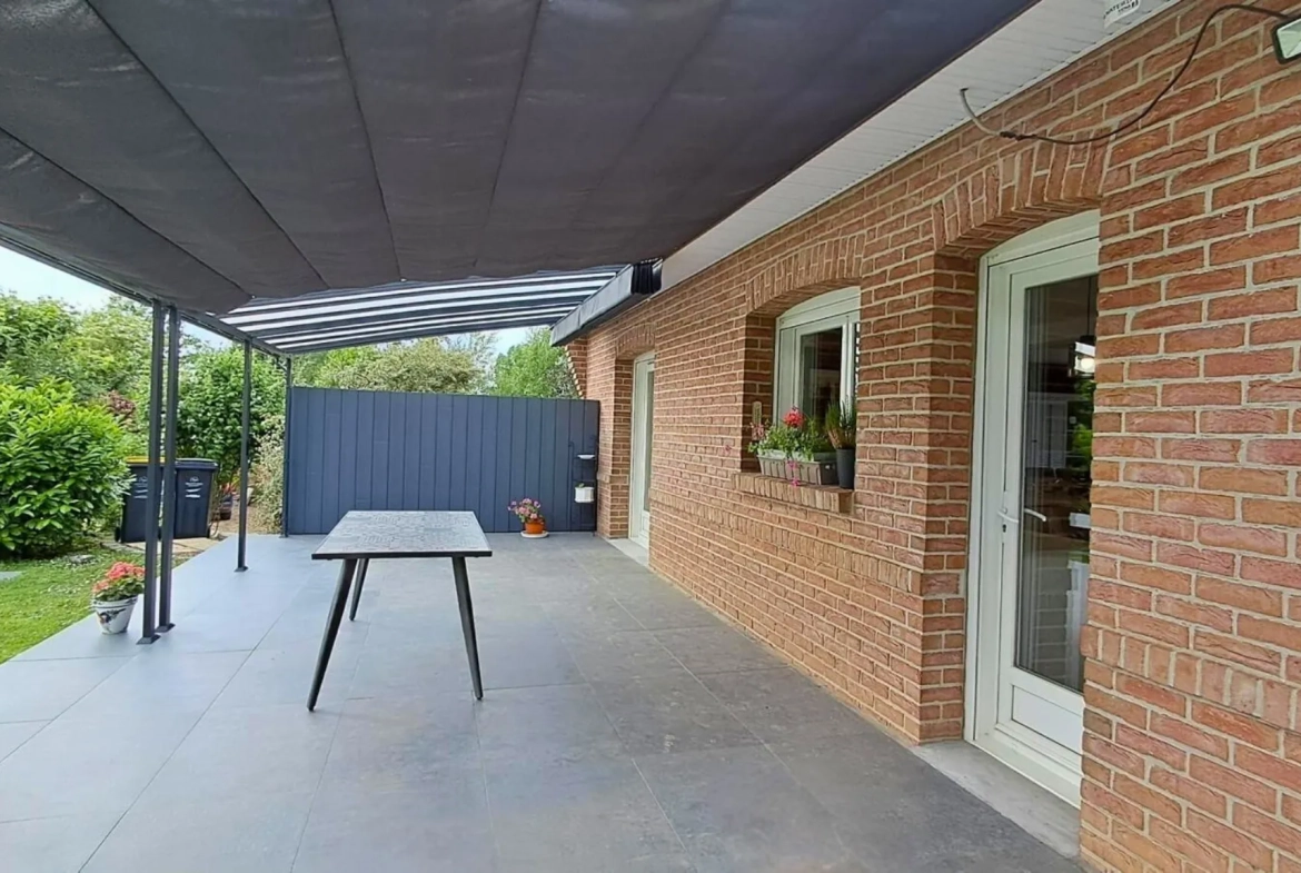 Maison individuelle de plain-pied avec grand terrain à Nouvion-en-Thiérache 