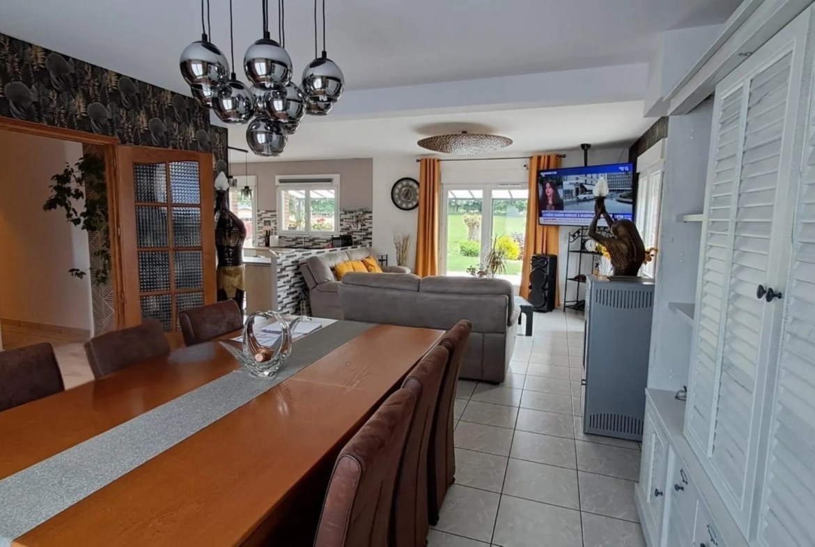 Maison individuelle de plain-pied avec grand terrain à Nouvion-en-Thiérache 