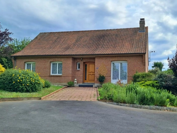 Maison individuelle de plain-pied avec grand terrain à Nouvion-en-Thiérache