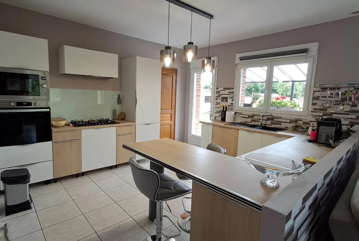 Maison individuelle de plain-pied avec grand terrain à Nouvion-en-Thiérache 