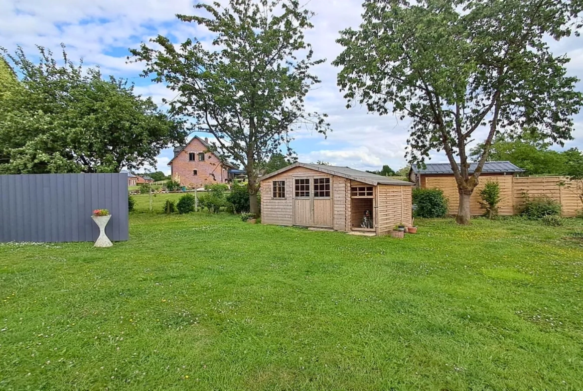 Maison individuelle de plain-pied avec grand terrain à Nouvion-en-Thiérache 