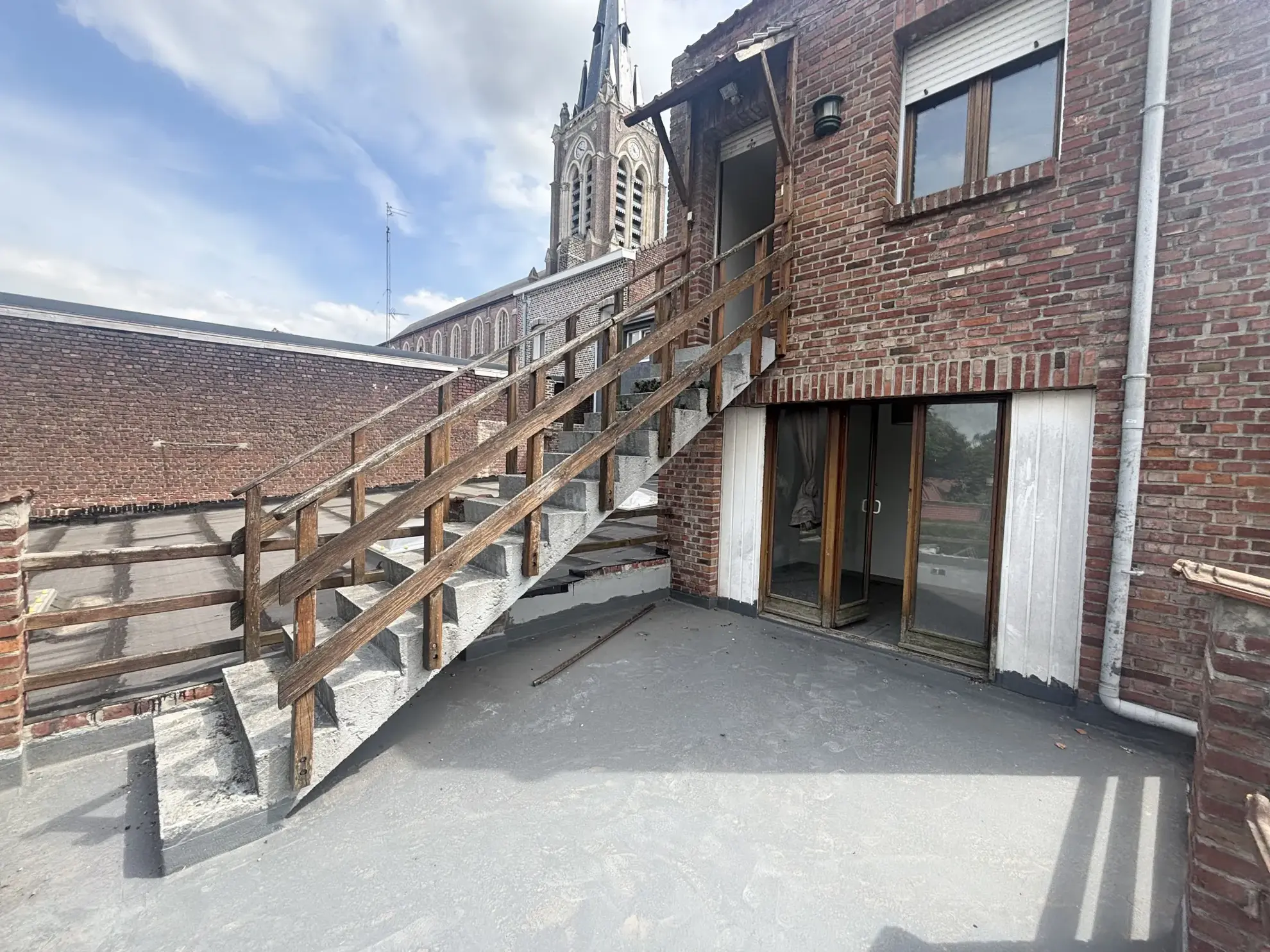 Bel appartement T3 bis avec terrasse et jardin au centre d'Halluin 