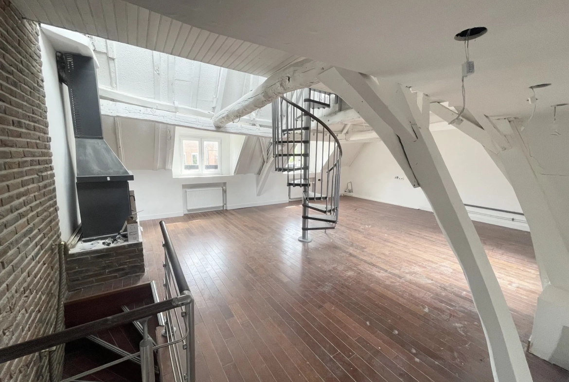Bel appartement T3 bis avec terrasse et jardin au centre d'Halluin 