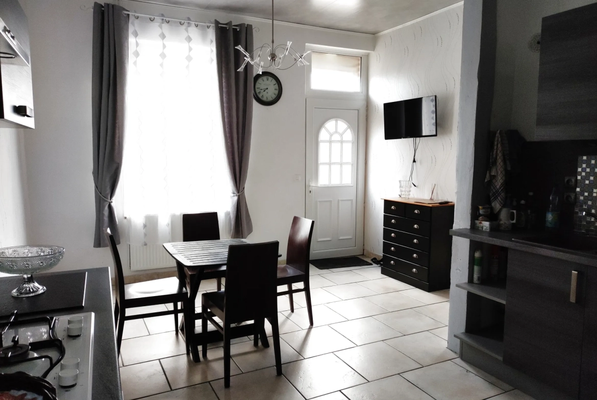 Maison lumineuse sans travaux au Tréport, proche port et commerces 