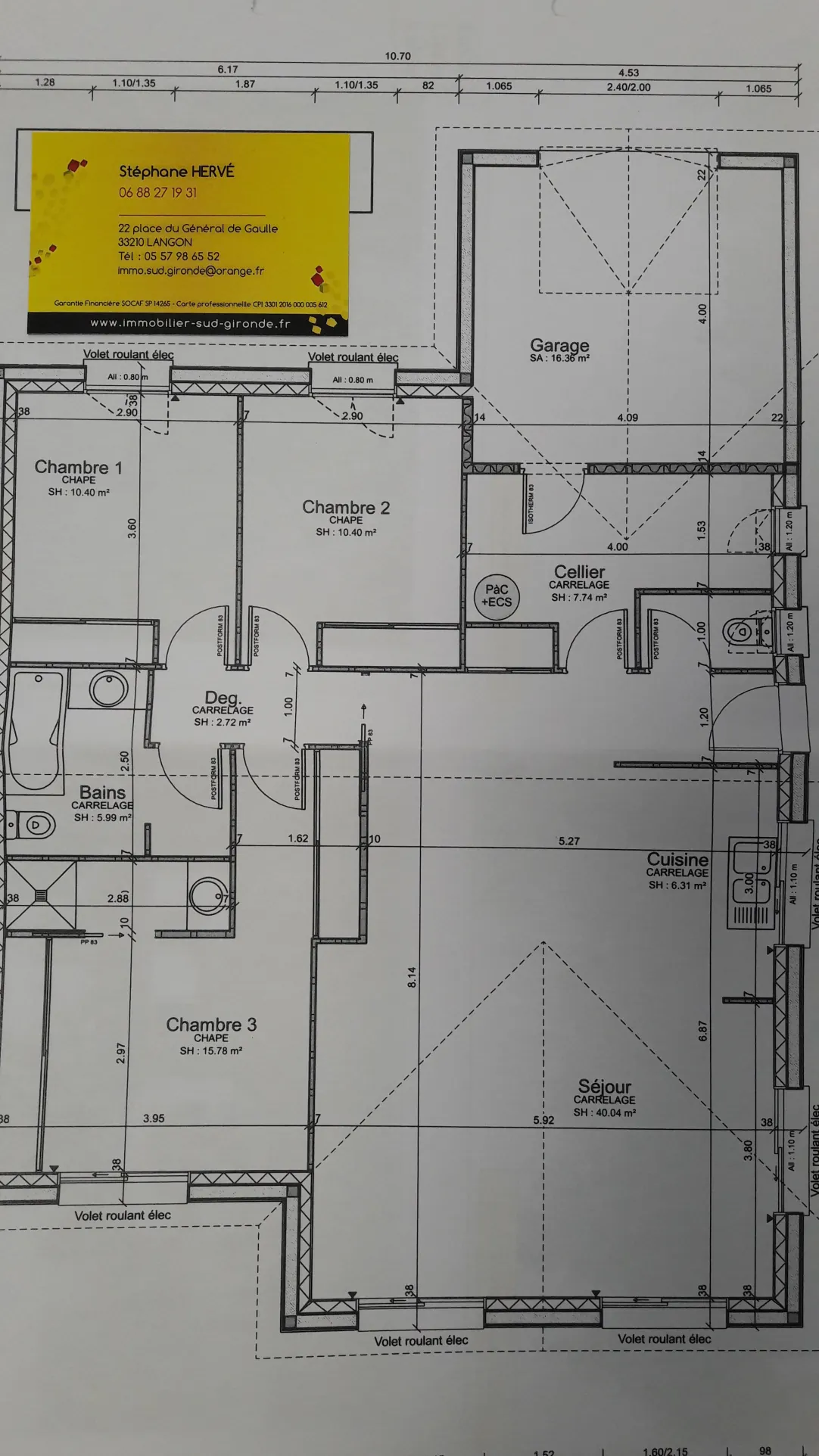 Maison contemporaine 2020 avec 3 chambres, terrasse et garage à Langon 