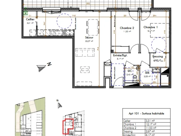 Appartement T2 avec jardin privé à Bordeaux, secteur Nansouty
