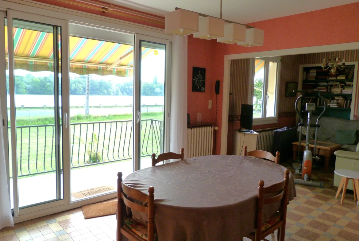 Maison indépendante avec vue sur Seine à Duclair – 64 m², terrain de 2370 m² 