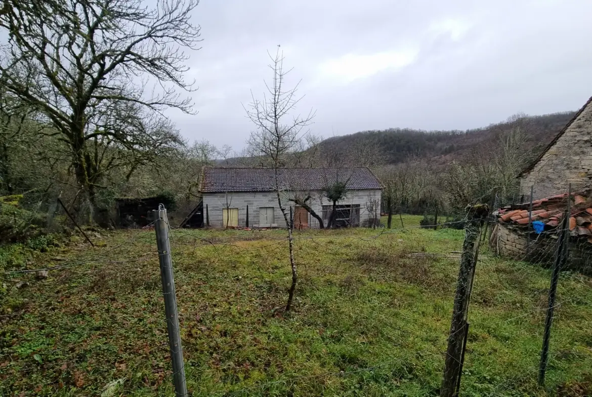 Domaine en pierre à proximité de Cahors avec potentiel exceptionnel 