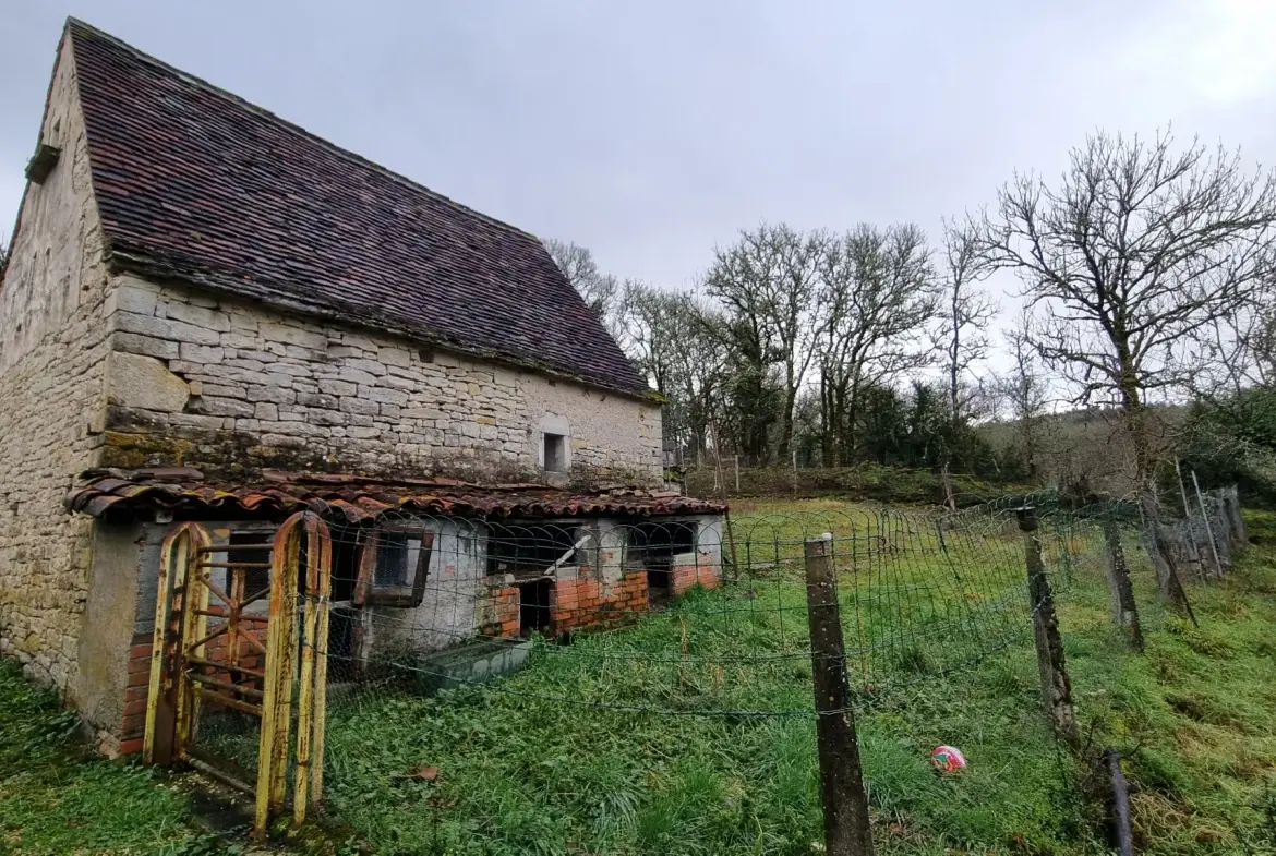 Domaine en pierre à proximité de Cahors avec potentiel exceptionnel 