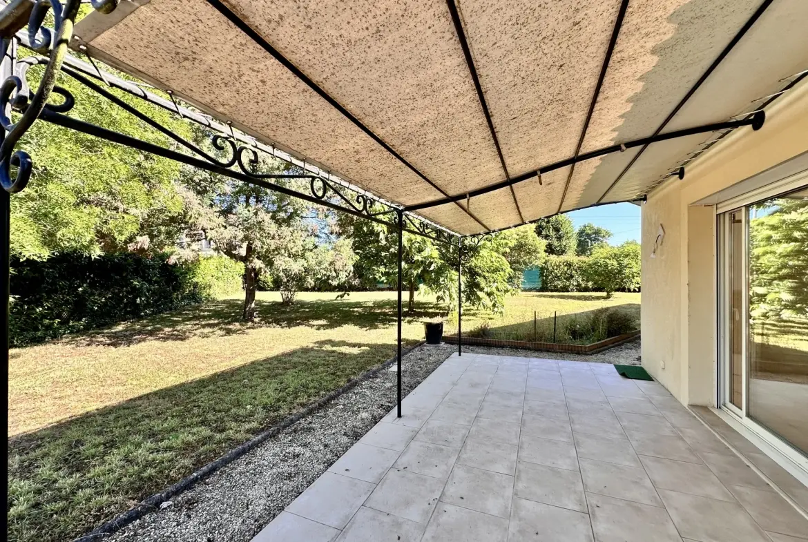 Maison de plain-pied à Bergerac avec studio indépendant et jardin clos 