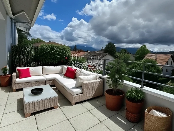 Appartement T2 lumineux avec terrasse à Reignier-Ésery près de Genève