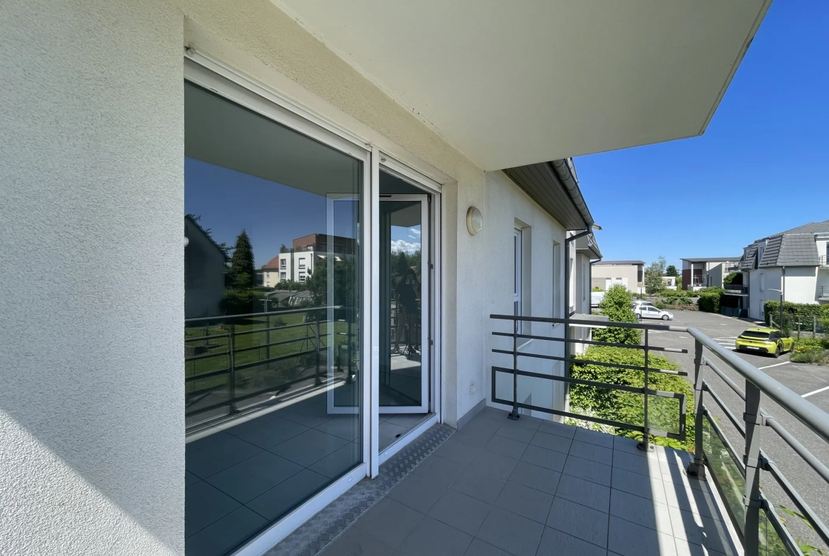 Appartements T3 à Sierentz avec terrasse couverte et parking 