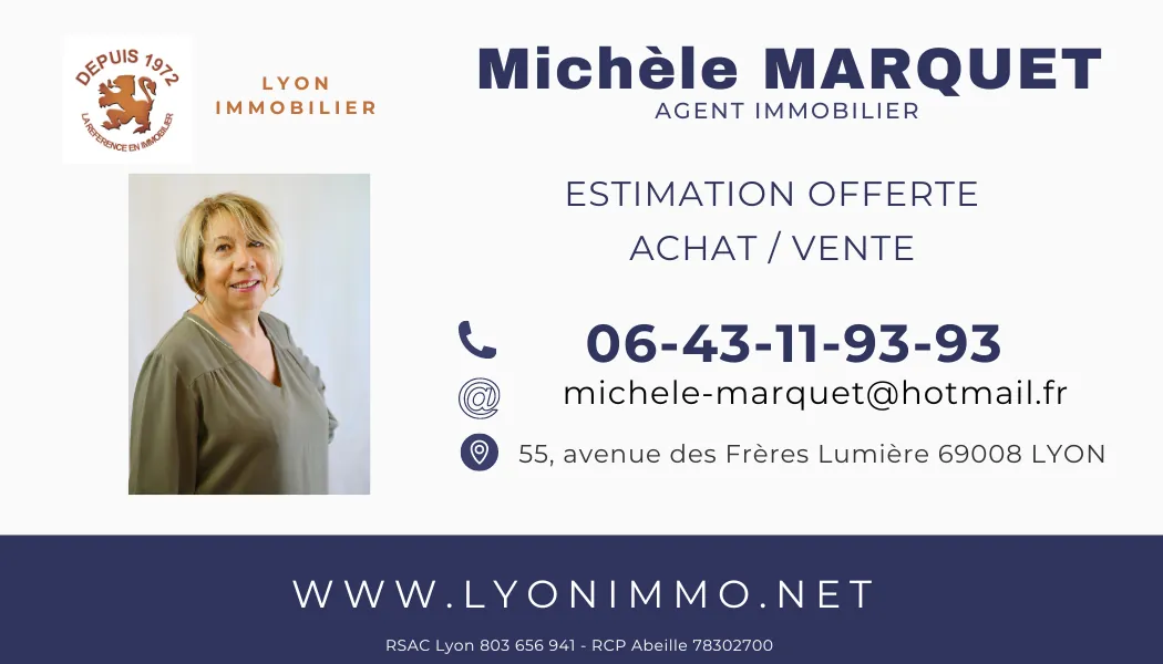 Appartement T3 avec garage et loggia à vendre à Lyon 69009 