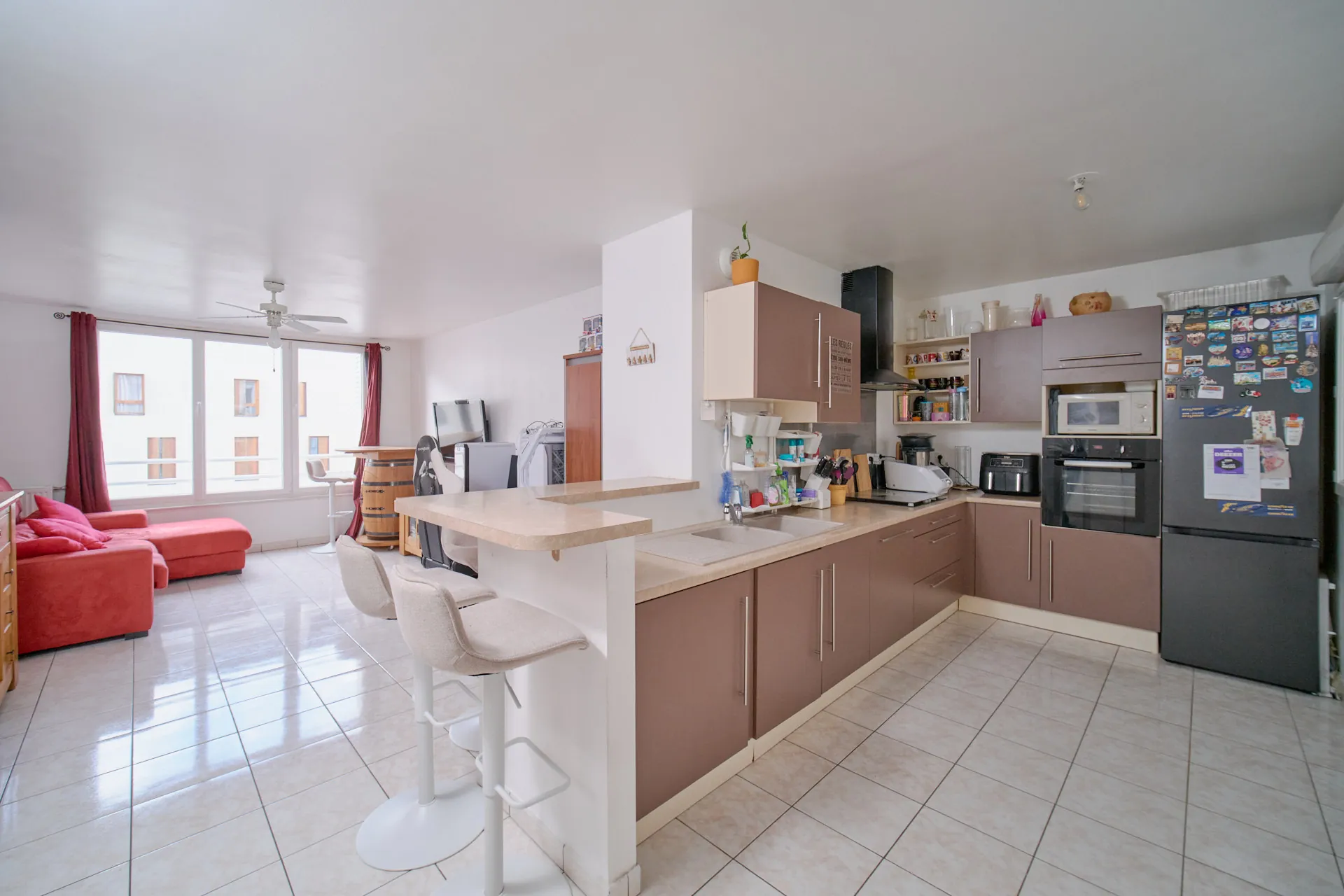 Appartement T3 avec garage et loggia à vendre à Lyon 69009 