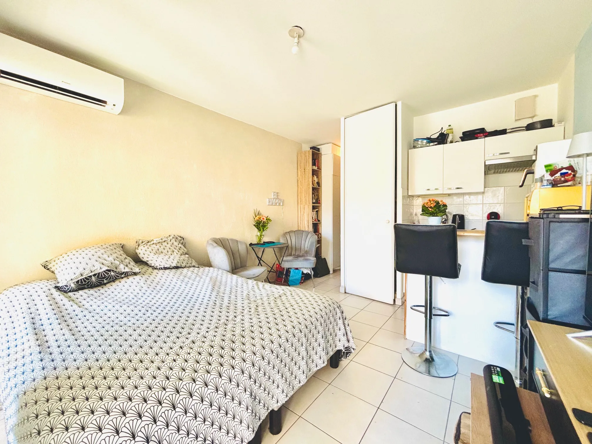 Studio 21,39 m² à Nice avec terrasse et vue dégagée 