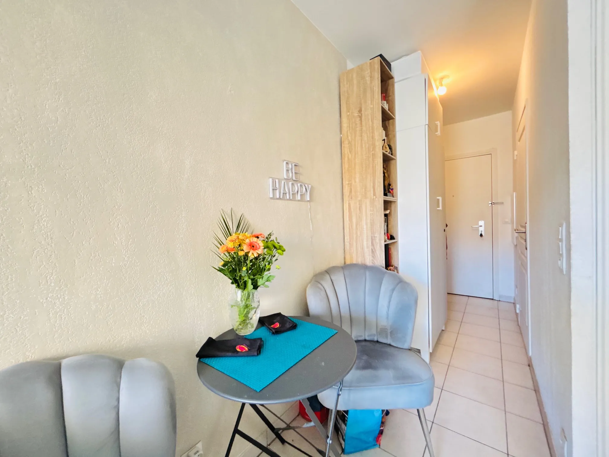 Studio 21,39 m² à Nice avec terrasse et vue dégagée 