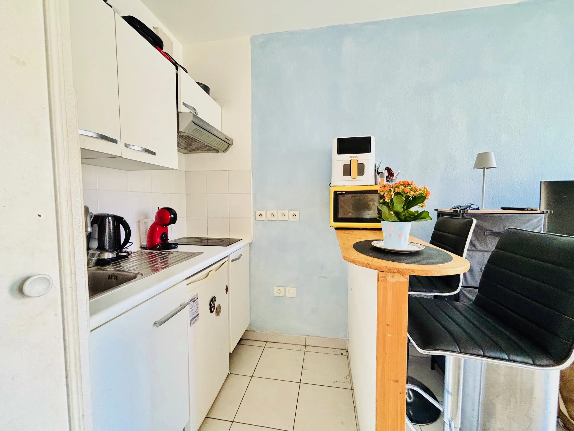 Studio 21,39 m² à Nice avec terrasse et vue dégagée 