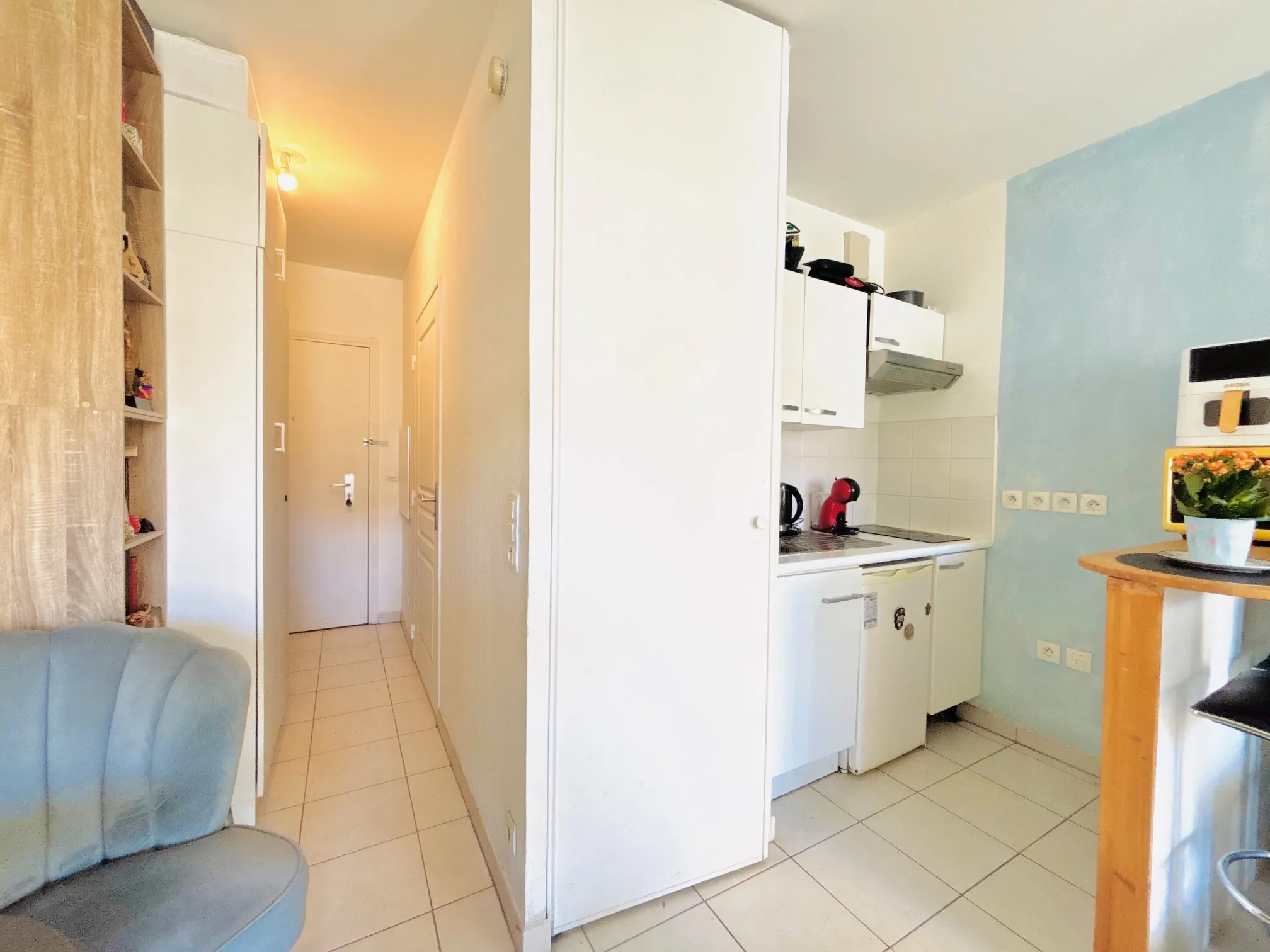 Studio 21,39 m² à Nice avec terrasse et vue dégagée 
